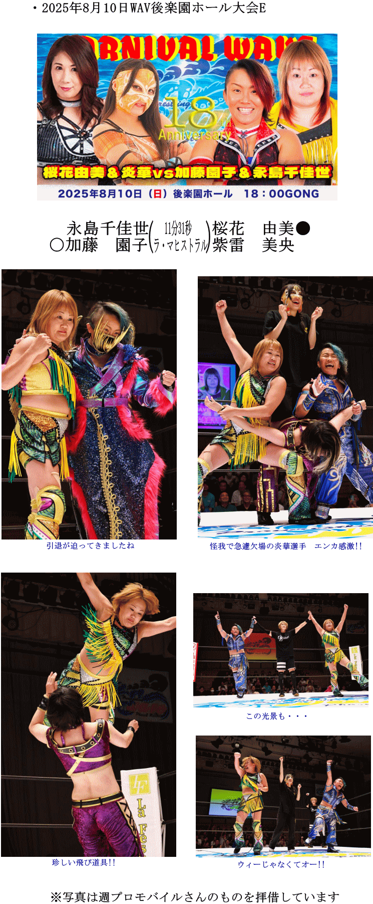 2025年8月10日試合結果 2025年8月10日試合結果